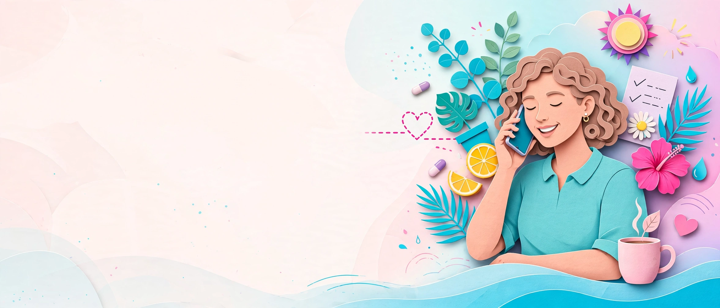 Wellness consultation hero illustration